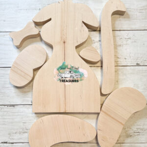 DIY UNFINISHED Dog Cutout