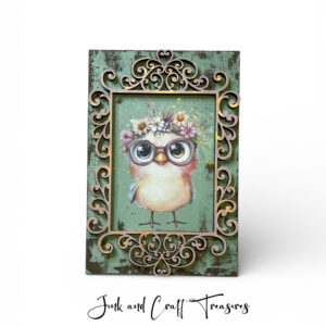 Bird with Glasses Framed Art