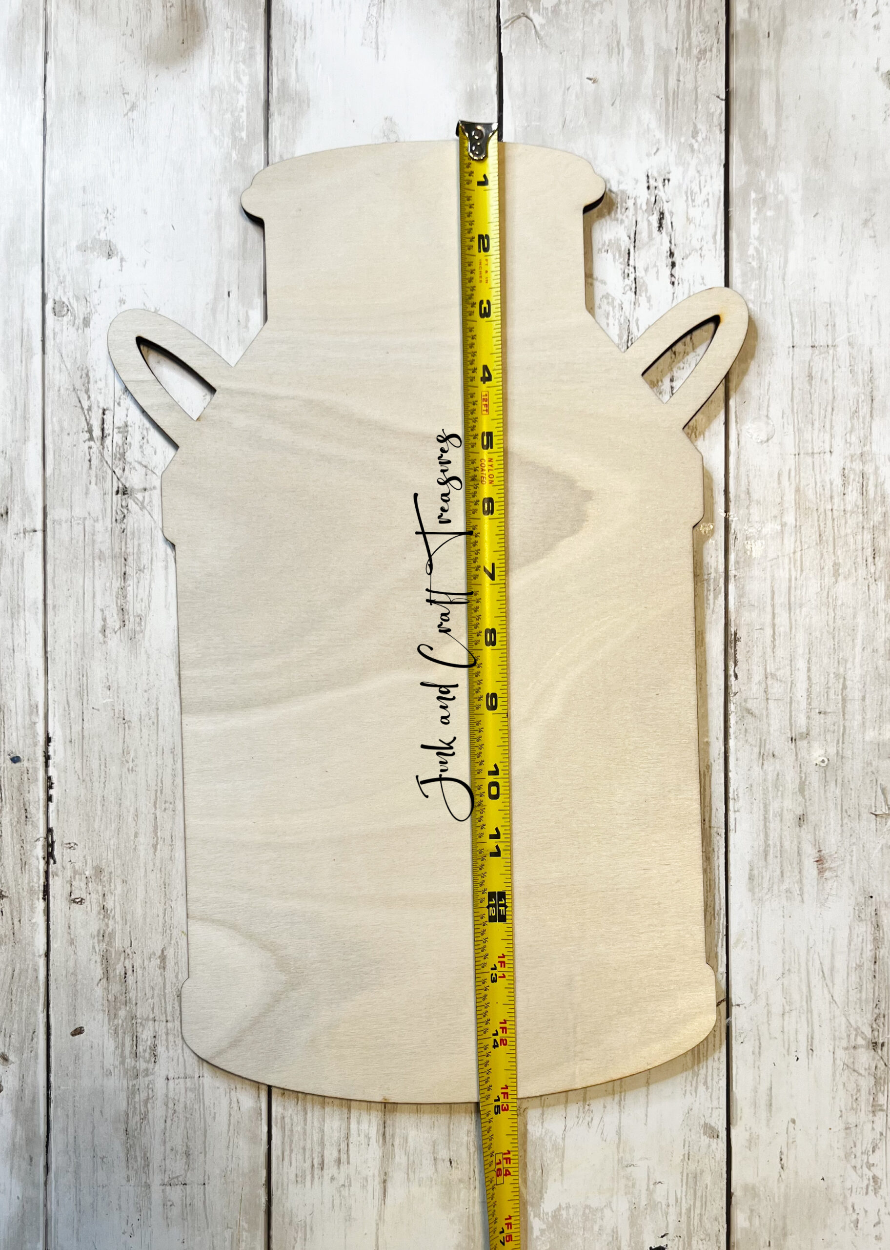 2 Wooden Jug Cutouts – Laser Cut DIY Craft Blank - Image 4