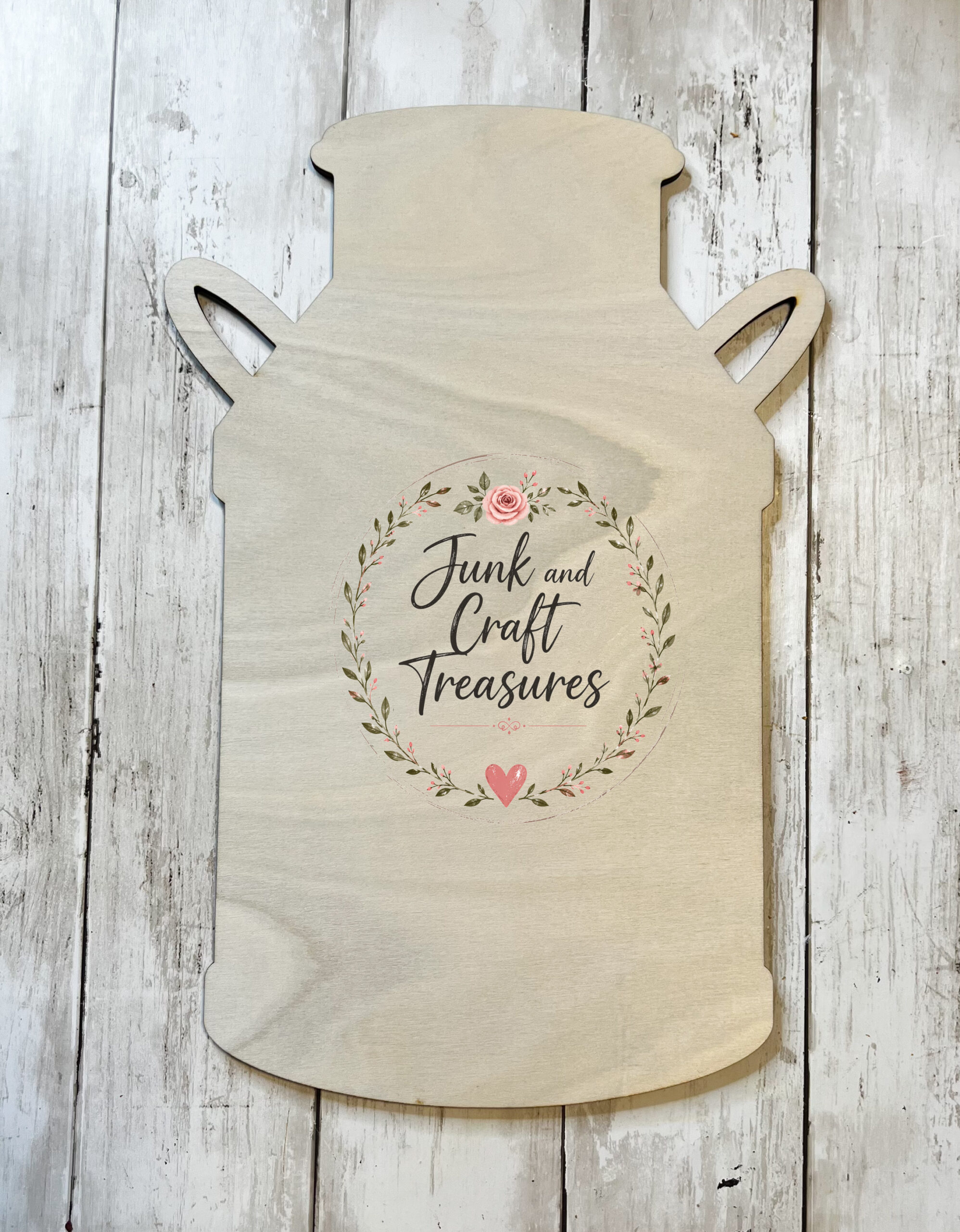 2 Wooden Jug Cutouts – Laser Cut DIY Craft Blank