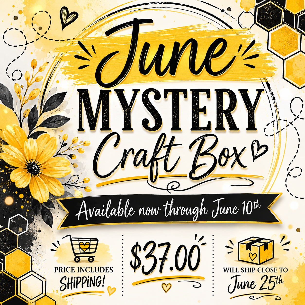 Pre Order June Mystery Craft Box