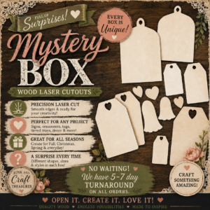 Laser Cutouts Mystery Box – Fall Crafting Assortment