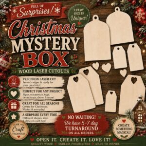 Laser Cutouts Mystery Box – Christmas Crafting Assortment