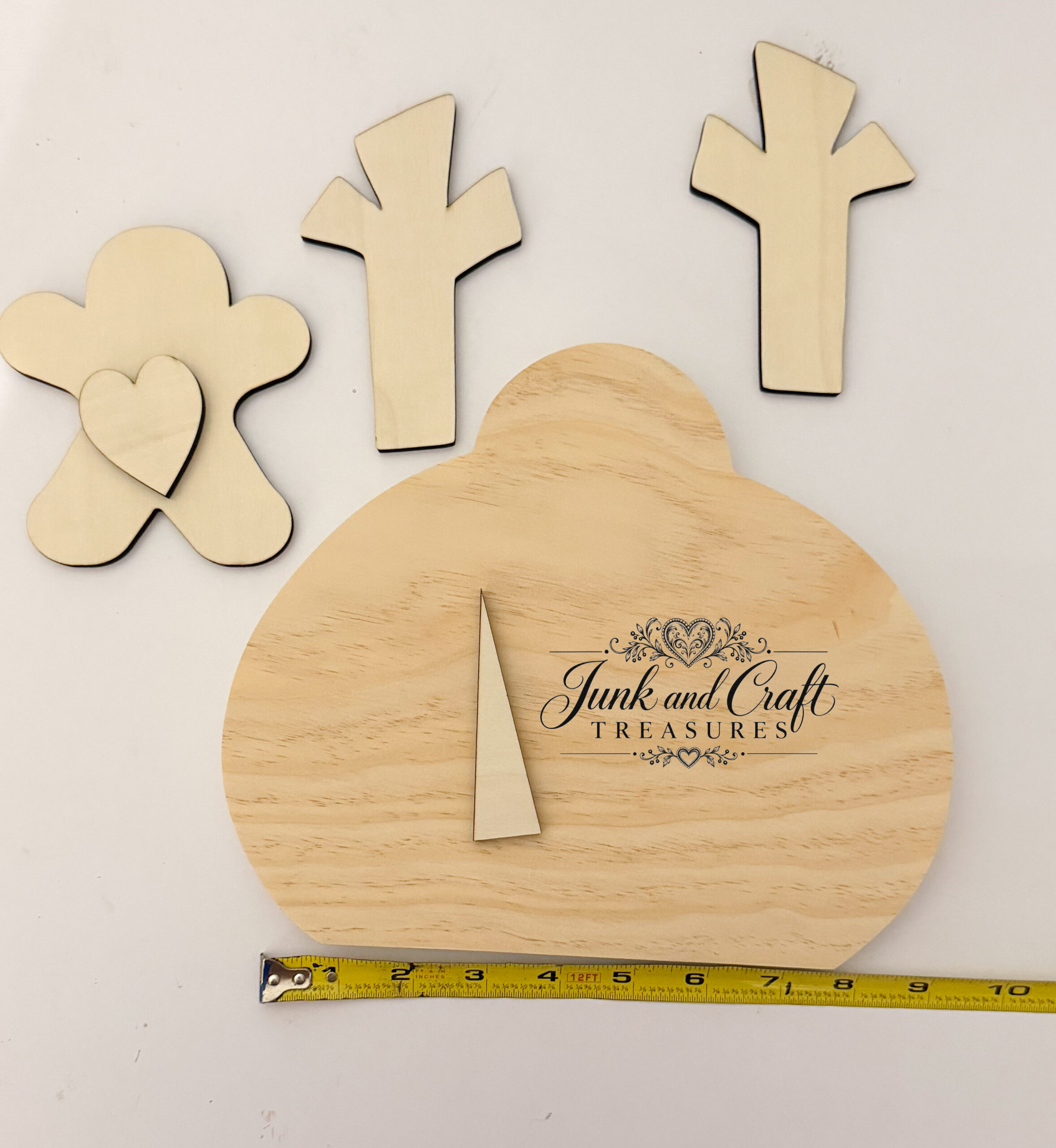 Snowman & Gingerbread Unfinished Wood Set - Image 4