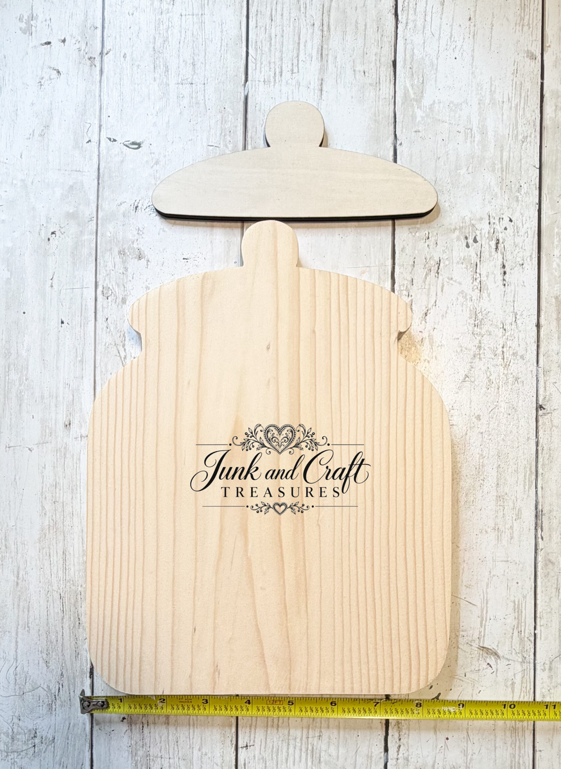 Cookie Jar Wood Blank Set – Hand Cut Pine/Laser Lid - Image 3