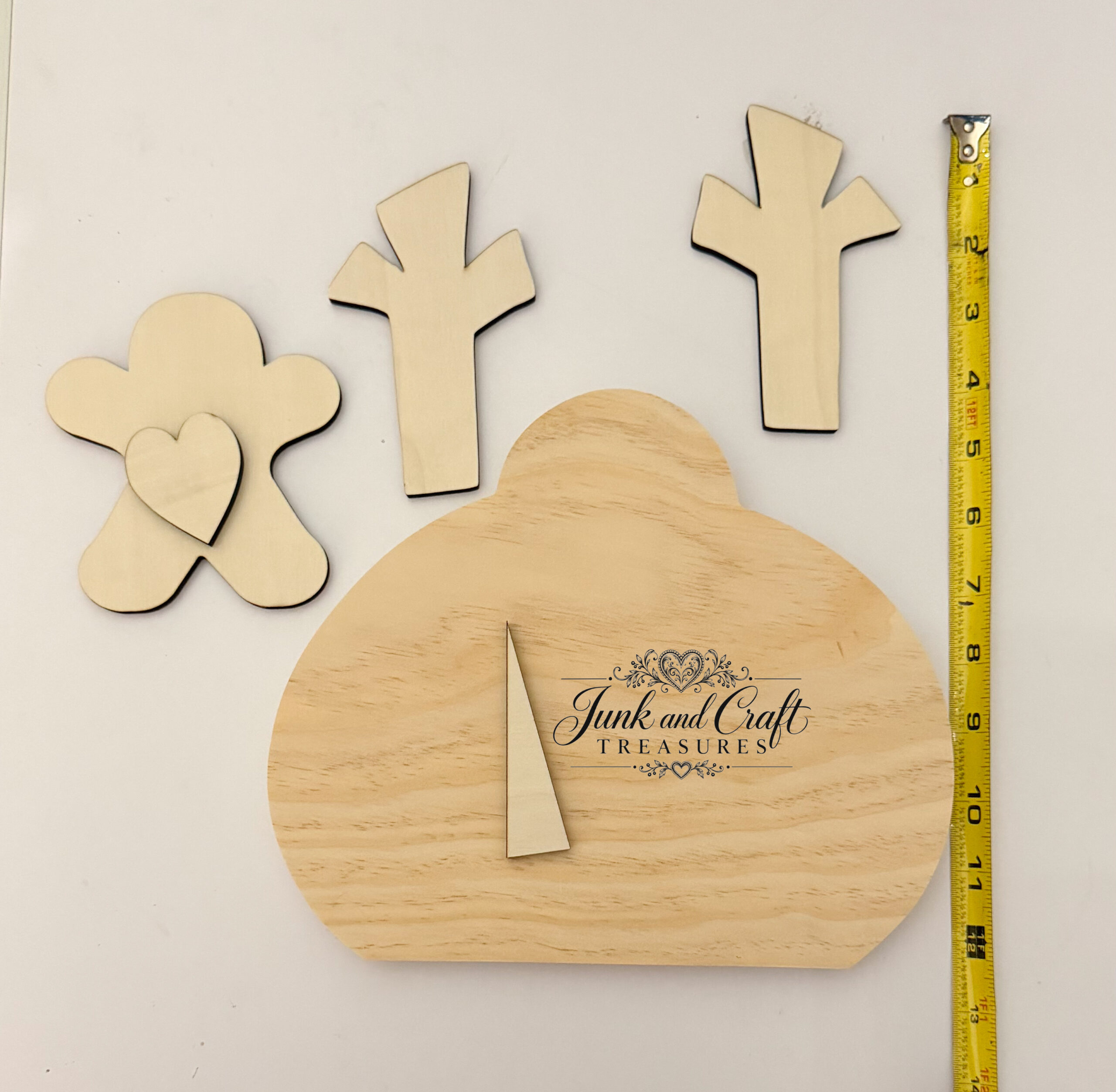 Snowman & Gingerbread Unfinished Wood Set - Image 3